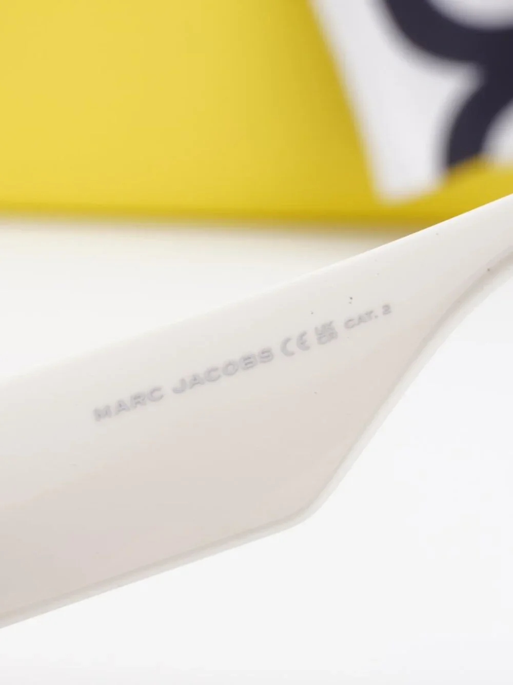 Marc Jacobs MARC 775/S 0SZJ HA Rectangle Sunglasses - White / Brown